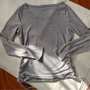 Athleta Gray Yoga Top
